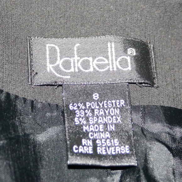🖤👔✨ Rafaella Black Blazer (Size 8, 3-Button) - Picture 2 of 5